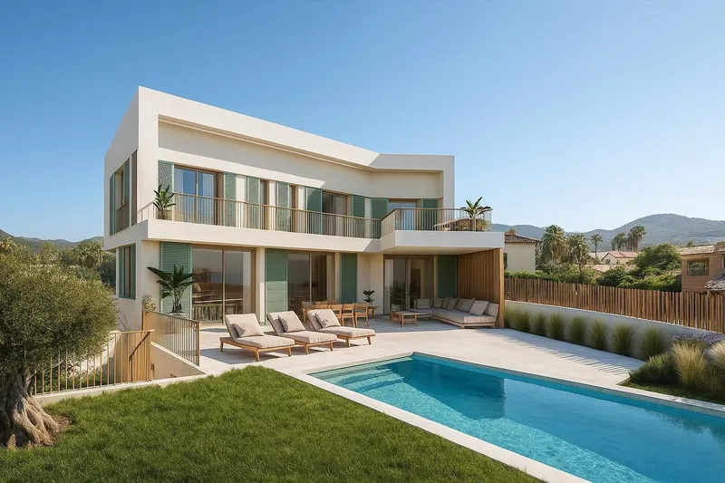 New build luxury villa in the privileged village of Calvia — photo 1