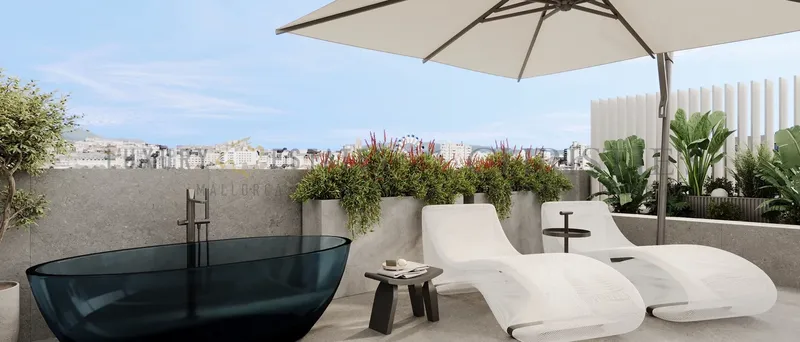 Luxury duplex apartment in Palma with terrace close to the sea — photo 2