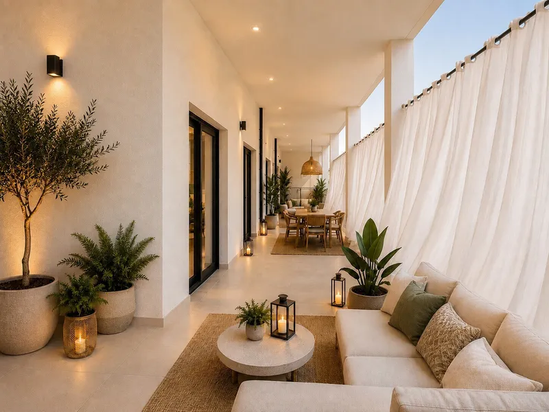 Newly built corner townhouse with garage and roof terrace, located very close to the port of Colonia Sant Jordi — photo 1