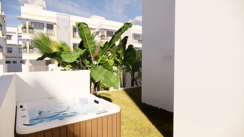 Modern duplex apartment with jacuzzi and garden in Colonia San Jordi 1 — photo 3