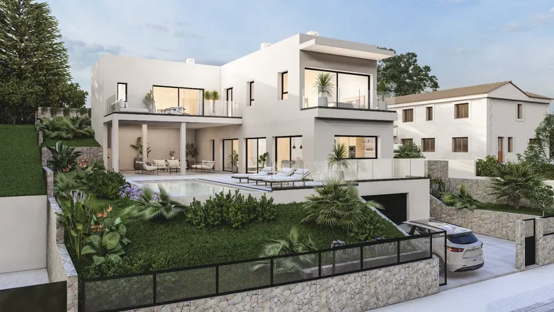 Plot in Son Servera - Project for a modern villa with pool — photo 9