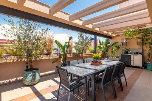 Palma City, spacious renovated apartment with a huge, sun-drenched terrace — photo 6