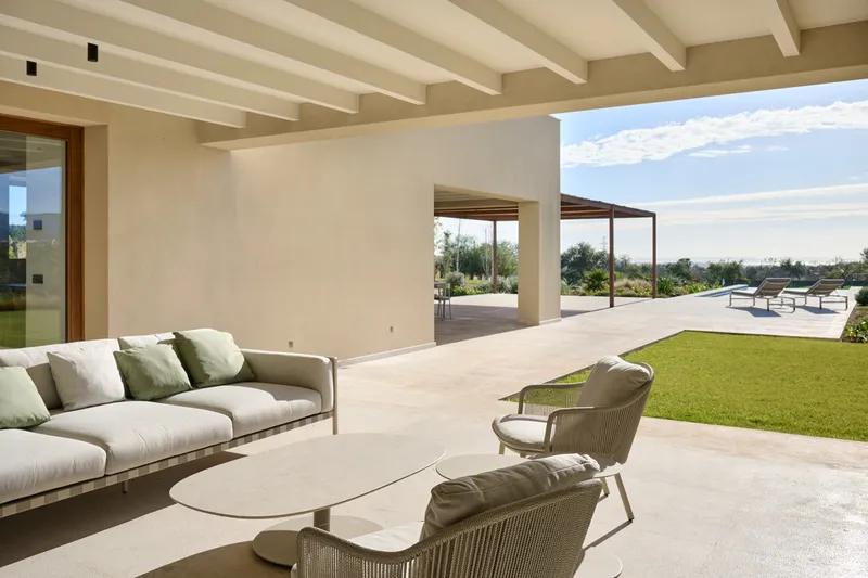 Finca Son Galambre - idyllic newly built finca with sea views and dreamlike Mediterranean garden - Marcel Remus Real Estate — photo 3
