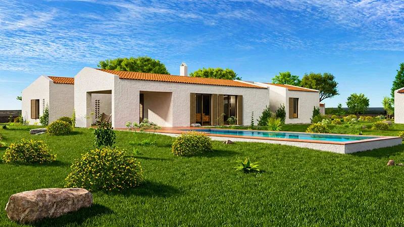 Plot with project to build a finca in Ses Salines Mas — photo 3