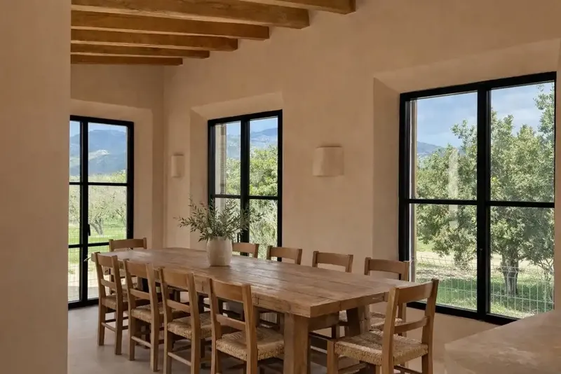 Located on more than 25,000 m² of private land, this newly built finca enjoys a quiet location between Selva and Campanet, two — photo 4