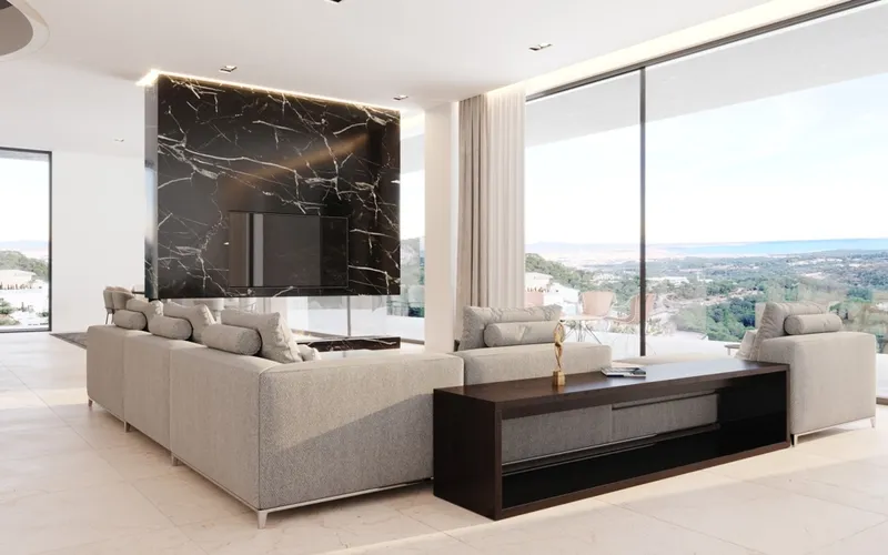 New construction sea view villa in Son Vida — photo 4