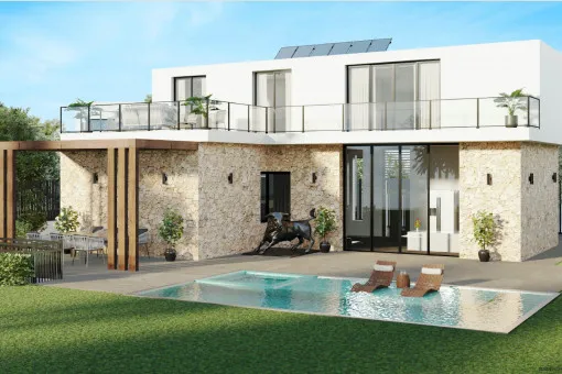 Sa Rapita, exclusive newly built luxury villa with panoramic views, pool and close to Es Trenc — photo 1