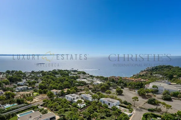 Modern newly built villa in Sol de Mallorca with large terraces and partial sea views — photo 6