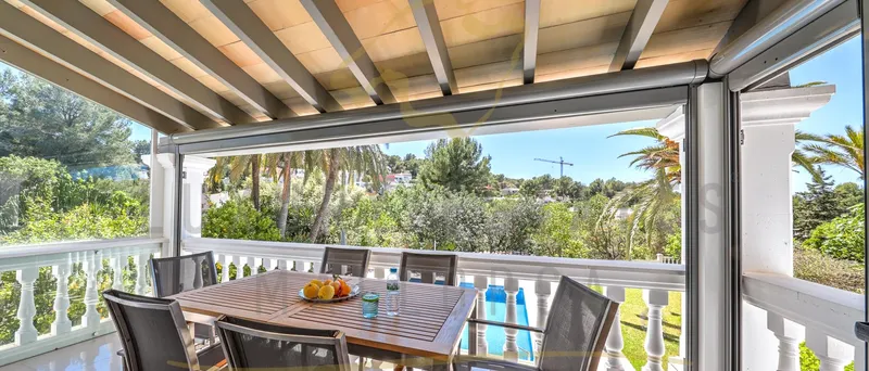 Modern Mediterranean villa in Santa Ponsa with garden and large pool — photo 7
