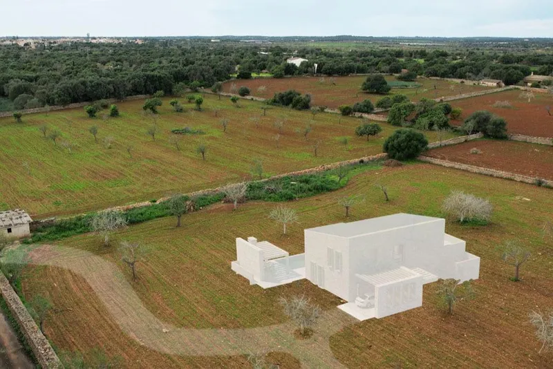 Rustic plot with project for the construction of a rustic estate in Santanyí — photo 1