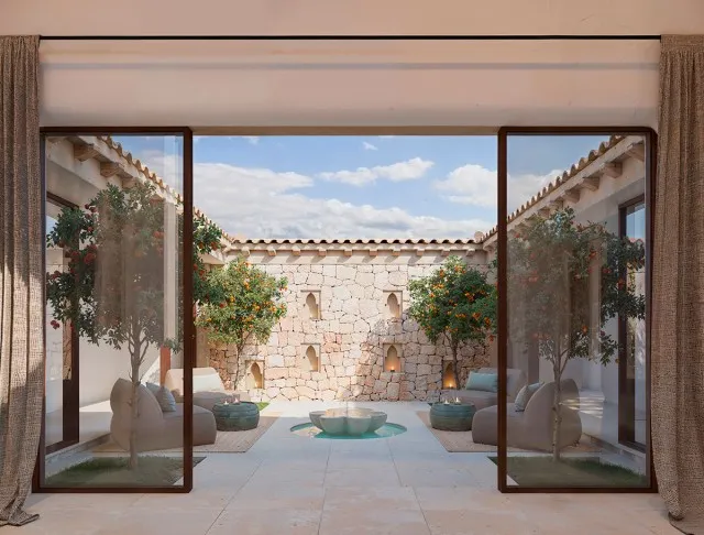 Elegant Ibizan-style finca for sale in Sant Llorenc, East Mallorca — photo 7