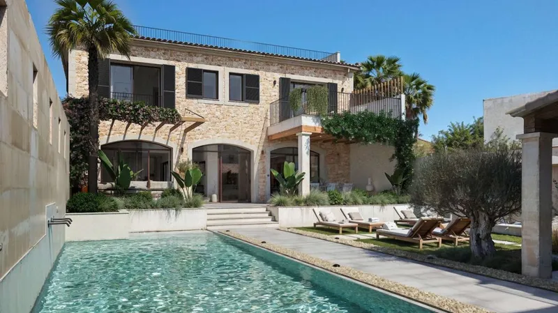 Ses Roques – Townhouse ensemble in Ses Salines with garden, pool and roof terrace — photo 1