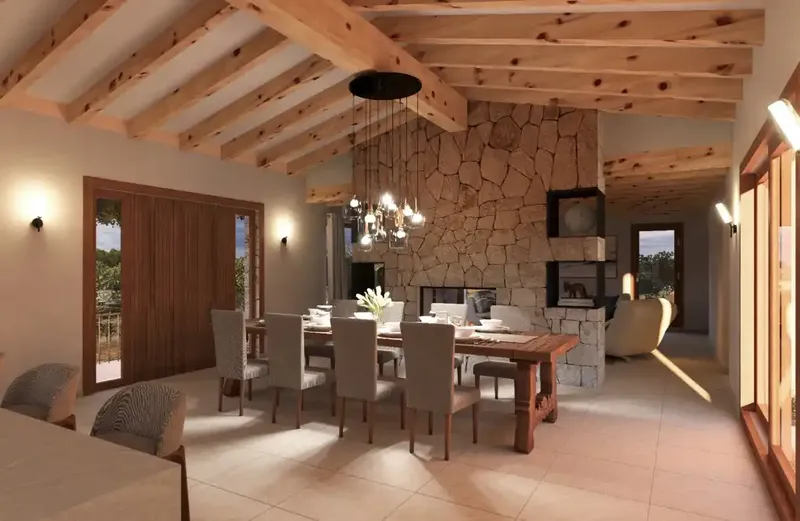 Unique Opportunity! Rustic New Build Finca with pool and independent apartment for sale between Santa Maria and Santa Eugenia. Discover — photo 10