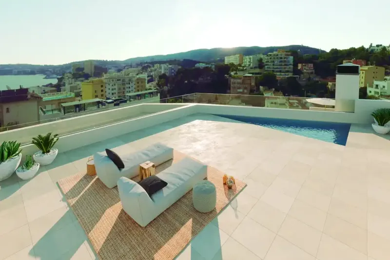 Elegant penthouse for sale in a new exclusive development in the lively neighborhood of Cala Major, Palma — photo 1