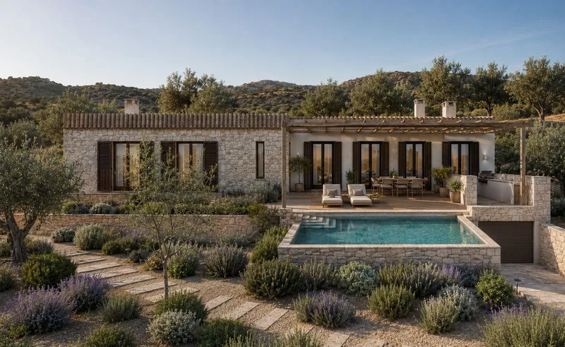 Newly built rustic finca with impressive views ... — photo 2