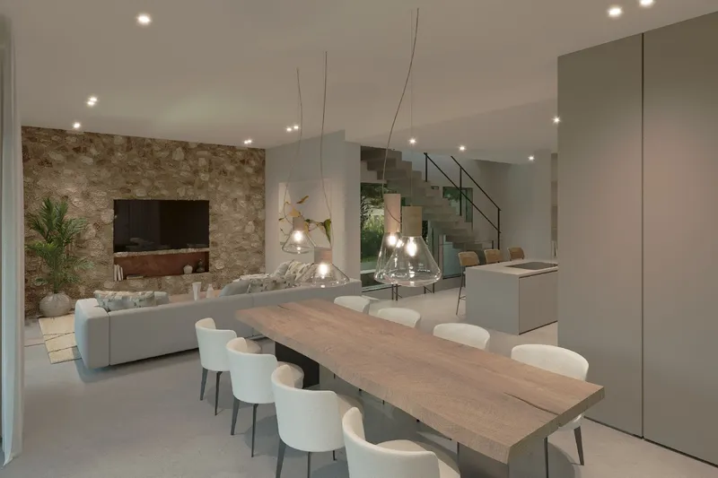 Modern new-build villa with pool and panoramic views in Colonia de Sant Pere — photo 11