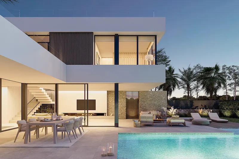 Villa in Cala Mondrago - Modern house with pool — photo 3