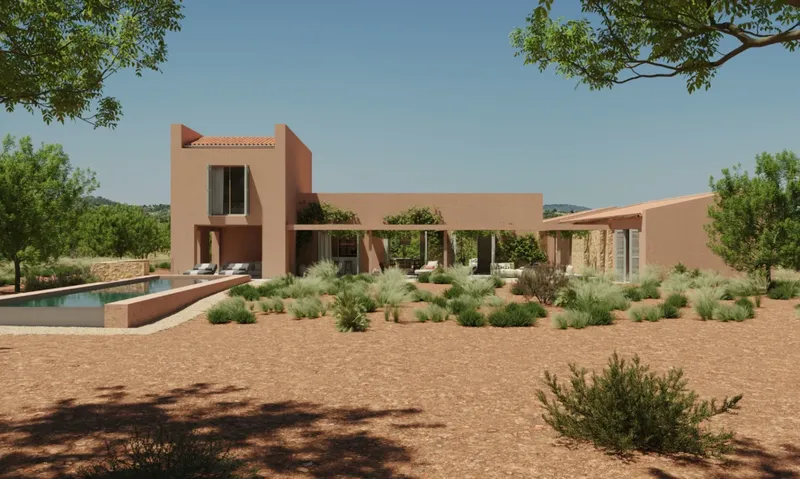 Large rustic estate with project: Total privacy near Cala Romántica — photo 1