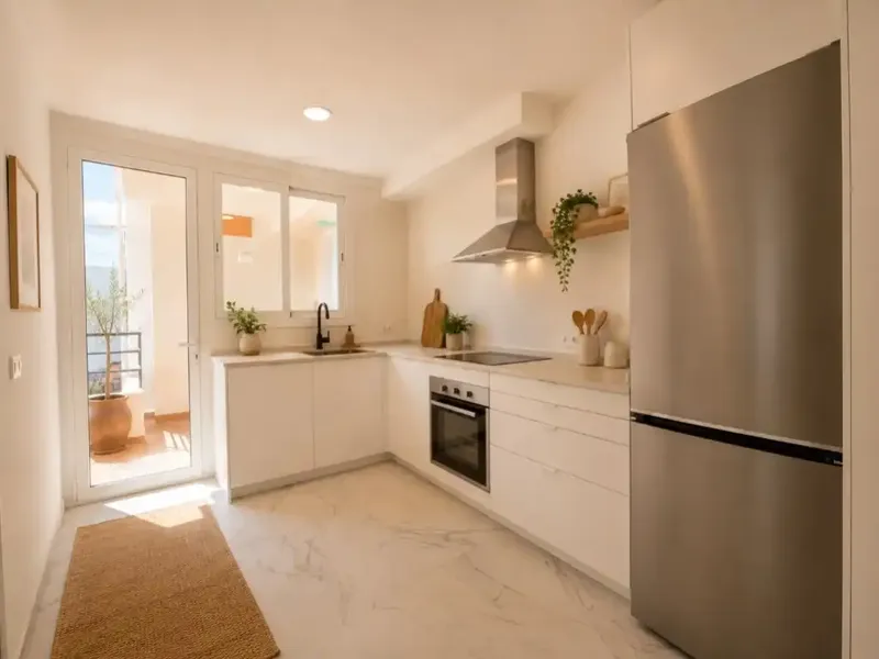 In the very center, in a stately building with elevator, we find this third floor recently finished of approximately 140 m² usable, a home — photo 1