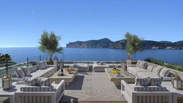 Sophisticated newly built sea view villa for sale in Nova Santa Ponsa, Southwest Mallorca — photo 6