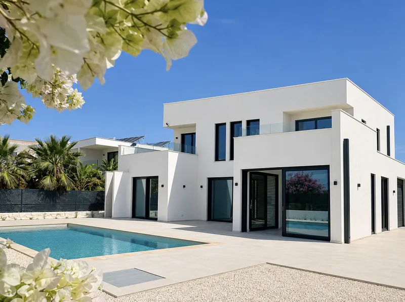 Newly built luxury chalet with pool in a quiet area, 2.5 km from the sea, Sa Ràpita – Sa Pleta — photo 2