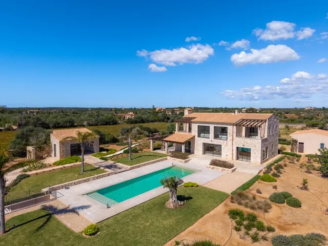 Brand new finca with sea views for sale in Cala Llombards, Santanyi, Mallorca — photo 1
