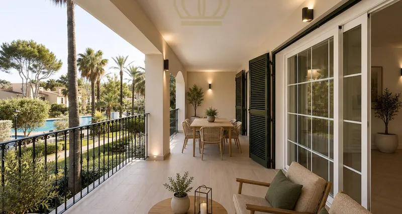 Mediterranean apartment with large terrace and pool view in Santa Ponsa - with great potential — photo 1