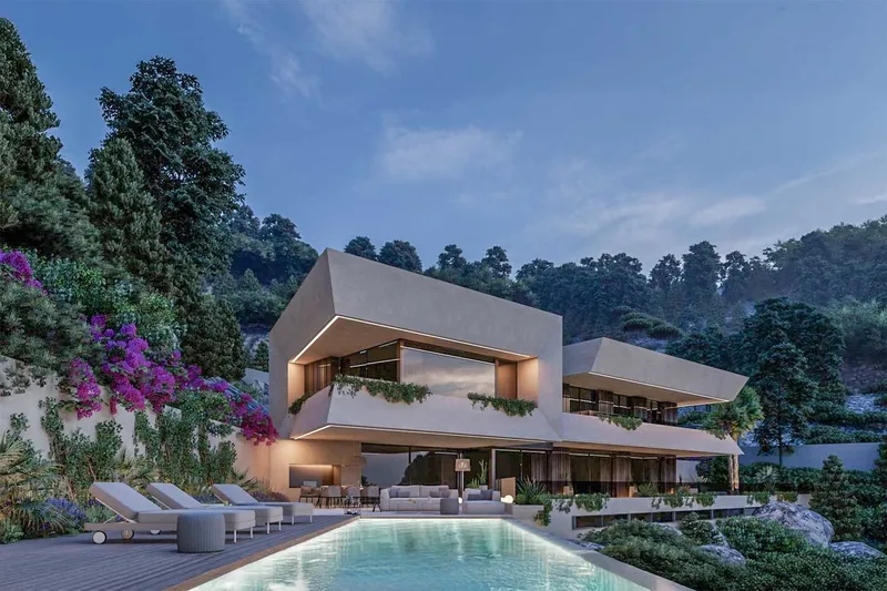 Spacious building plot with panoramic views and project for exclusive villa in Son Vida — photo 12