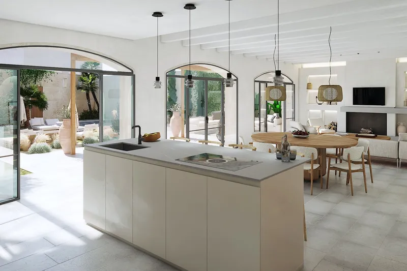 New-build townhouse in modern finca style in the centre of Ses Salines — photo 10