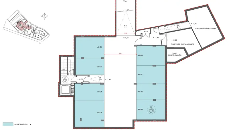A unique opportunity for discerning buyers: This penthouse on the third floor, with a living area of 93.88 m² (194.23 — photo 11