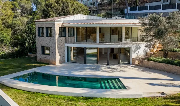 Contemporary villa in Santa Ponsa, architecture, privacy and Mediterranean lifestyle close to... — photo 7