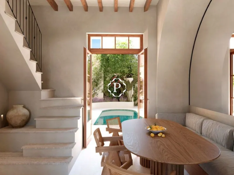 Town house for sale in Bunyola creative renovation with traditional elements — photo 2