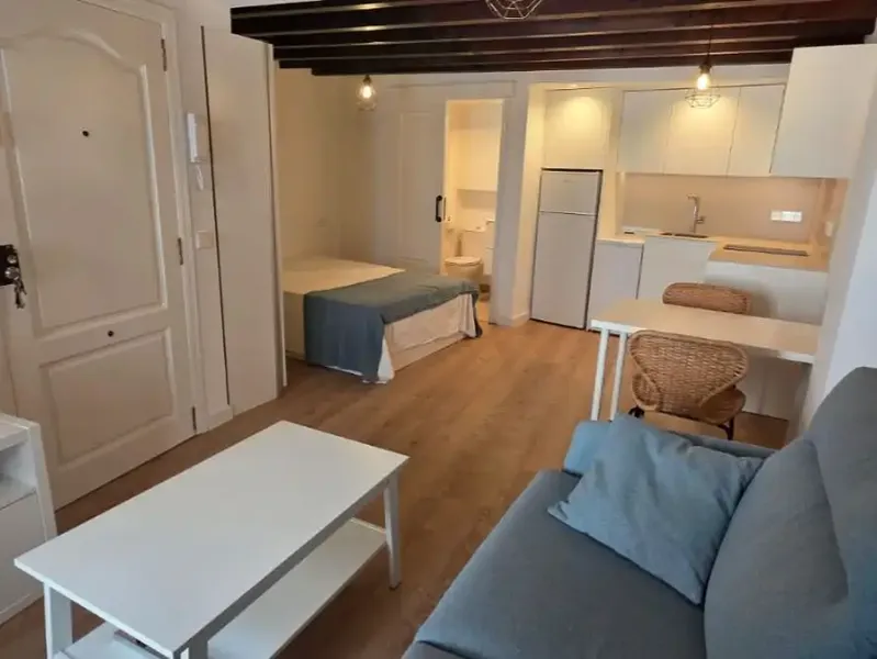 Renovated studio with balcony and exposed beams in Palma's old town — photo 1