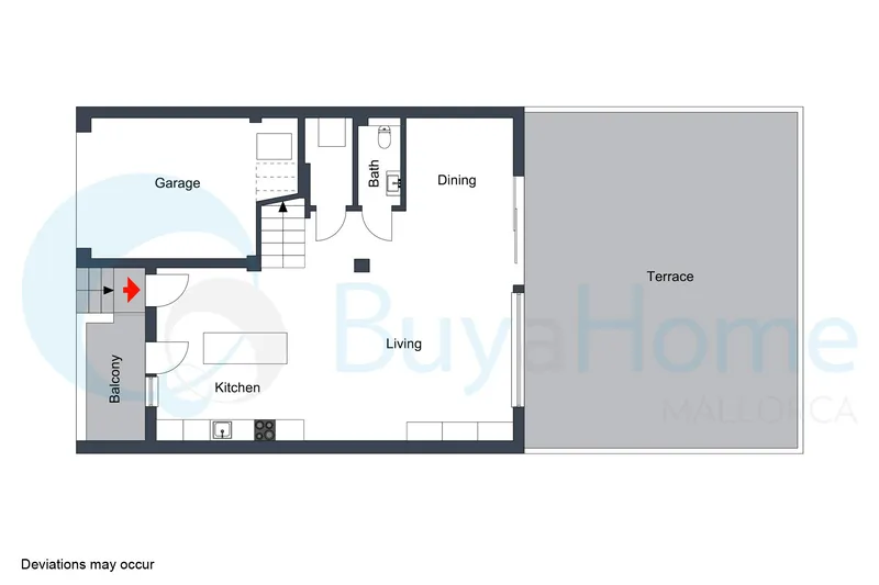 Townhouse with sea views and a patio in the idyllic town of Molinar — photo 11