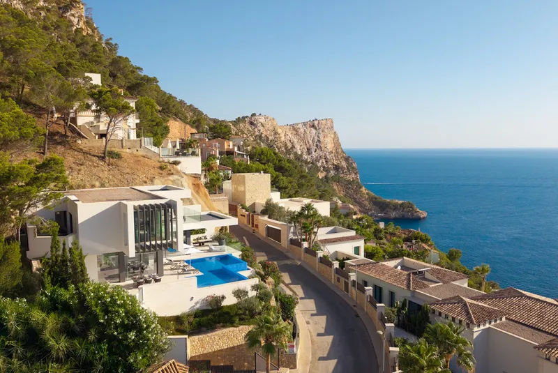 Modern new-build villa with views over the bay of Cala Llamp and sea views for sale — photo 1