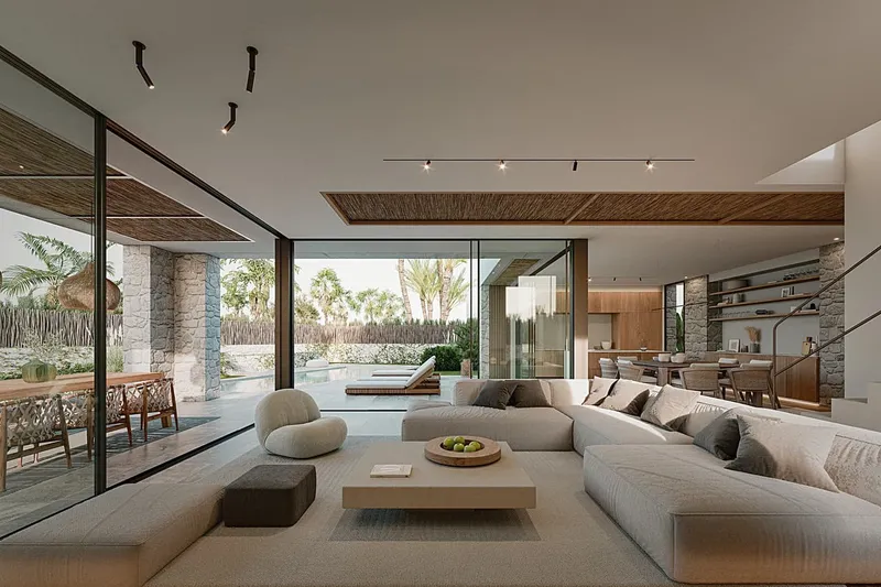 Newly built villa in Cala Llombards - with light-flooded rooms in the coastal town — photo 3