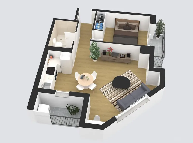 One-bedroom new-build apartment on Calle Aragón / El Vivero — photo 8