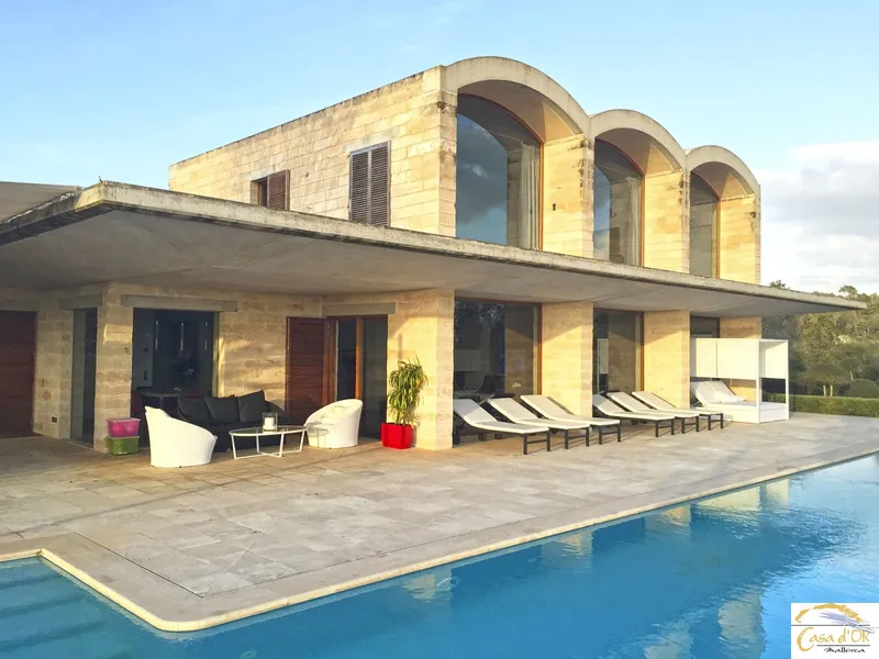 Modern finca with panoramic views, infinity pool and ETV license in Felanitx — photo 2