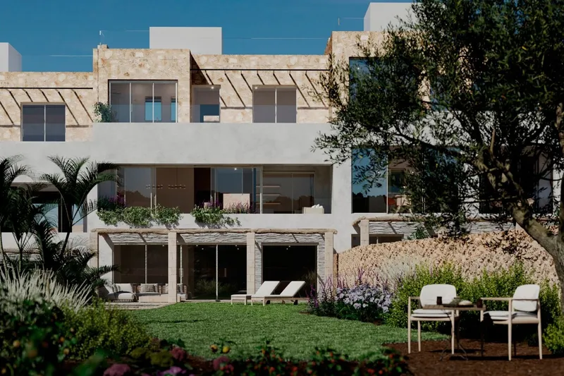 High-quality townhouses with sea view in S'Alqueria Blanca near Santanyí — photo 4