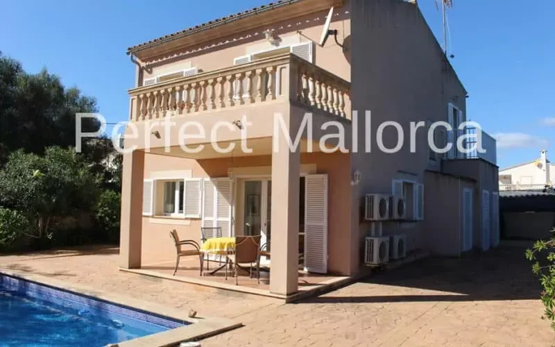 Detached house with pool and heating in Cala Murada — photo 1