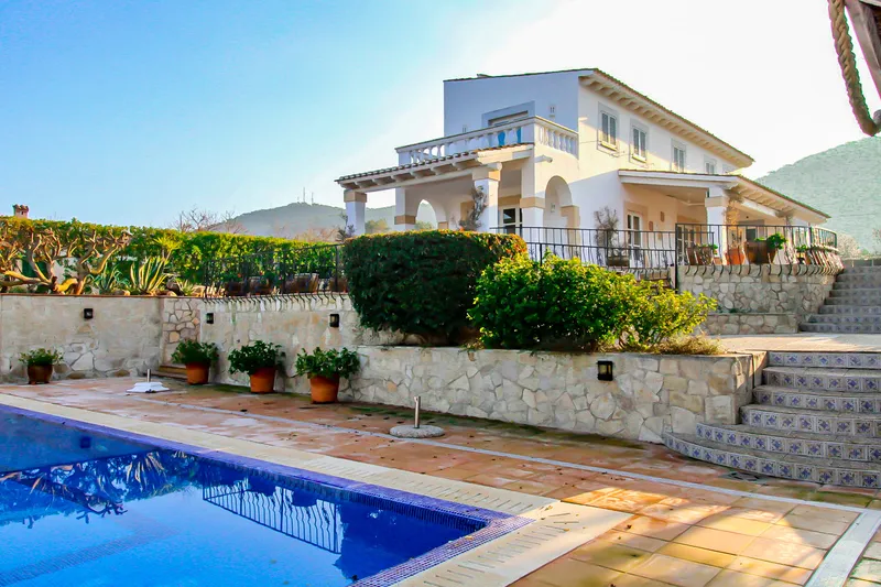 Ref. 2440C – Puerto de Andratx – Villa with pool and port views — photo 1