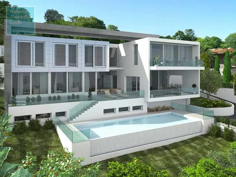 Modern luxury villa with sea views and pool in Santa Ponsa — photo 9
