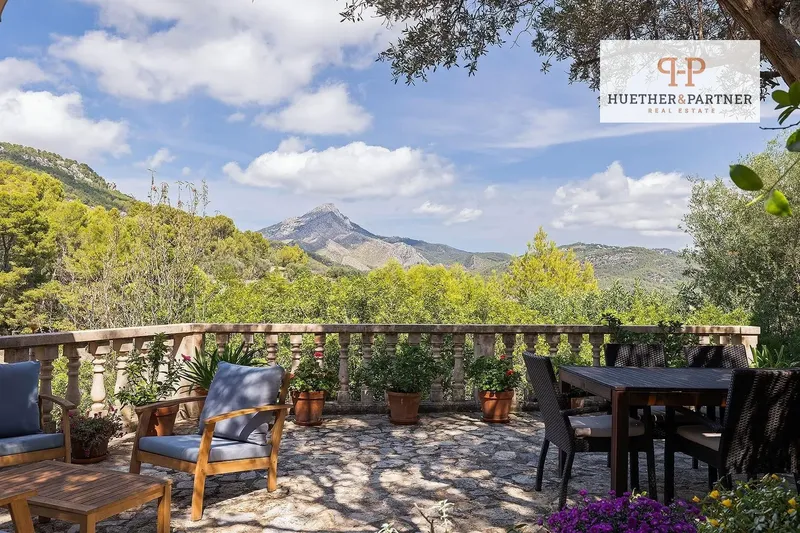 Mediterranean stone finca with panoramic views, pool and absolute privacy in southwest Mallorca — photo 3