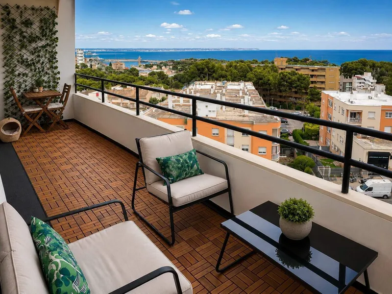 46m² penthouse with 1 bedroom, terrace and sea view for sale — photo 1