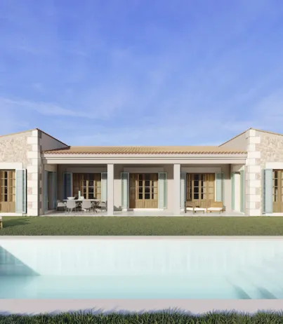 Newly built finca, with privacy and tranquility in Campos — photo 1