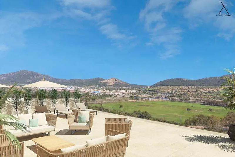 Brand new apartment in Santa Ponça with 4 bedrooms, 3 bathrooms, balcony, parking, pool, gardens — photo 4