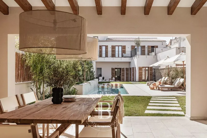 Elegant renovated townhouse with saltwater pool and Tramuntana views in Lloseta — photo 2
