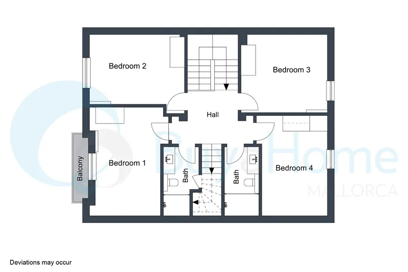 Townhouse with sea views and a patio in the idyllic town of Molinar — photo 12