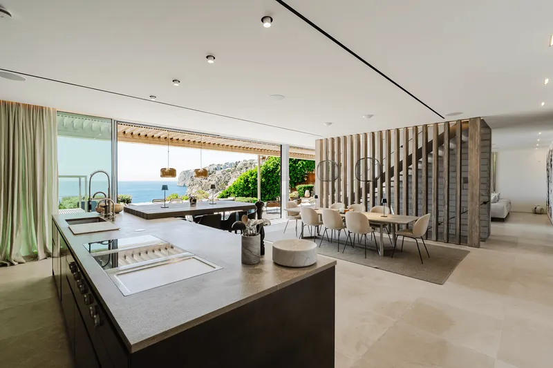 Villa in Cala Llamp with sea view, infinity pool, and spa area — photo 11