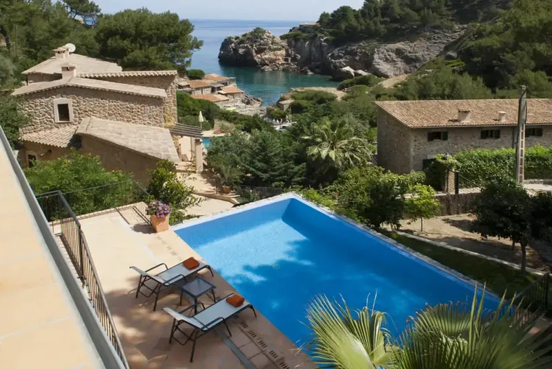 Charming natural stone finca with impressive sea views in a privileged location in Cala Deya — photo 12